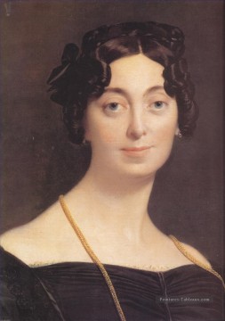 Jean Auguste Dominique Ingres œuvres - Madame Leblanc néoclassique Jean Auguste Dominique Ingres